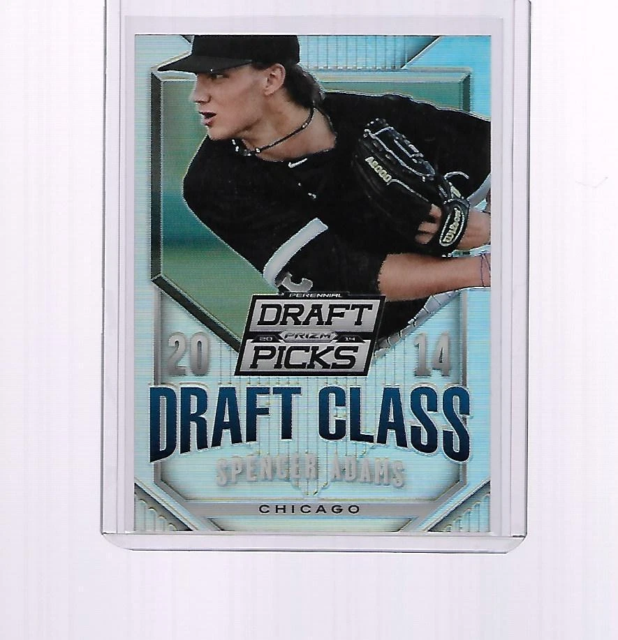 2014 PANINI DRAFT PICKS BASEBALL DRAFT CLASS SPENCER ADAMS PRIZM #42 - Image 1 of 1