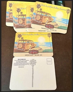 Endless Summer Gold Strauss Brewery San Diego Vintage Beer Coaster Postcards x14 - Bild 1 von 5