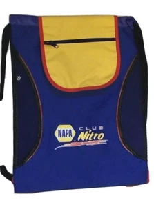 Mochila pequeña NHRA Racing NAPA ventilación laterales bolsillo con cremallera regreso a la escuela nueva sin etiquetas - Imagen 1 de 4