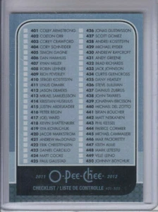 11/12 OPC Checklist Rainbow card #500 - Picture 1 of 2