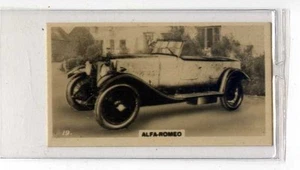 (Jb5105-100) Wills NZ,Motor Cars,Alfa-Romeo,1926#19 - Bild 1 von 2