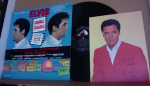 RARE 1967 MONO lp Elvis Presley Double Trouble Soundtrack w/ PHOTO RCA LPM-3787 - Picture 1 of 17