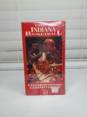 Indiana IU Hoosiers Basketball 1992 1993 Championship Sealed VHS New - Image 1 of 4