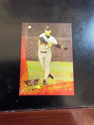 1993 SCORE SELECT ROOKIES DUFEX BLANK BACK TIM WAKEFIELD EXTREMELY RARE - Image 1 of 2