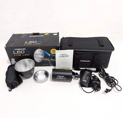 * CAJA ABIERTA BUENA * Westcott L60-B COB Luz de video LED bicolor Foto 1 de 4