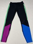 Alala Women's leggings small S20-PA117 Black with color accents new yoga running