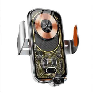Trusmi 15W Wireless Automatic Sensor Car Phone Holder and Charger For all Phone - Picture 1 of 11