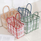 Fashionable Plastic Woven Vegetable Basket Bag New Single Shoulder Handbag zh