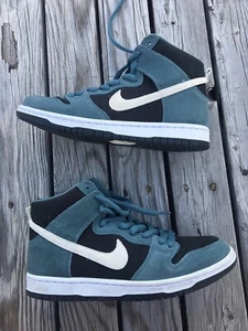 Nike SB Dunk High Pro Mineral Slate Green Black Sneakers Size 8 Men’s DQ3757-300 - Picture 1 of 15