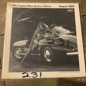 CAPITOL DISC JOCKEY ALBUM/AUGUST 1968 VG+/VG- Poly Album Outer Sleeve - Picture 1 of 4