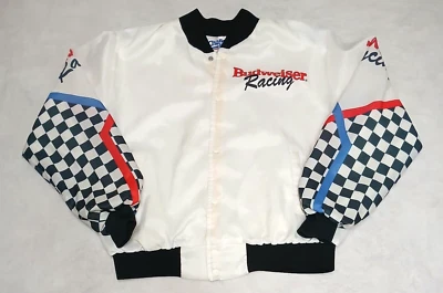 Vintage Budweiser Racing Chalk Line Fanimation Jacket Size mens XL 90’s USA Made - Image 1 of 4