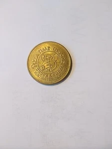 RARE 1981 Chuck E Cheese Huntington Beach CA PizzaTime TOKEN COIN - Picture 1 of 2