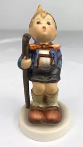 Figurina Goebel Hummel "Little Hiker", "Hans nella felicità" 16 2/0, TMK6 - Foto 1 di 7
