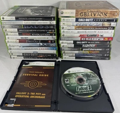 Lote de 27 juegos Xbox 360 — Oblivion Collector’s Edition, MW3, GTA, CALL OF DUTY Foto 1 de 4