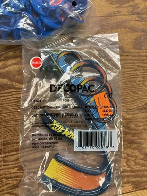 Decopac #6088 Hotwheels Drift Cake Toppers / Track and Car / New Sealed - Image 1 of 2