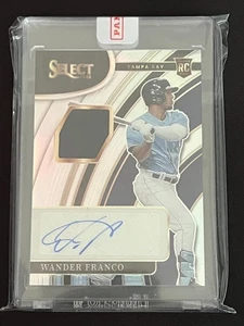 Wander Franco 2022 Select Rookie Jersey Auto (RC) #70/99- Tampa Bay Rays - Picture 1 of 2