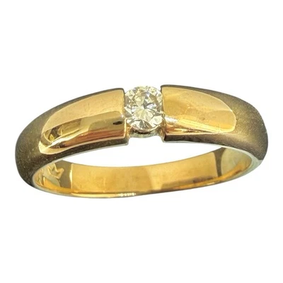 Brillanten Ring 0,1 ct Brillant Ring Goldring 8K/333 Gr. 53 - Bild 1 von 4