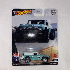 NUOVO 2022 Hot Wheels Premium Car Culture scena americana FORD BRONCO R 1:64 auto - Foto 1 di 3