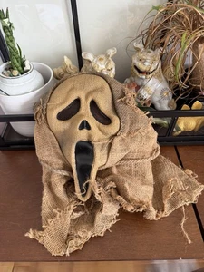 Fun World Ghost Face Scream 4 Sackleinen Vogelscheuche Halloween Kostüm Erwachsene 2XL - Bild 1 von 5