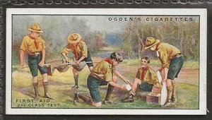 OGDENS-BOY SCOUTS 1929 (DIFFERENT)-#40- FIRST AID - Picture 1 of 2