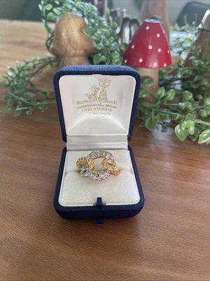 Isabell Fa Ring Selten 18 Karat Mit 950 Platin Sehr Selten Begrenzte Stückzahl. - Bild 1 von 4