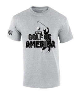 Trenz Shirt Company Golf of America 2025 Graphic Short-Sleeve T-Shirt – Golfer - Picture 1 of 9