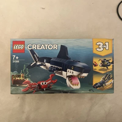 LEGO 31088 Creator: Deep Sea Creatures NEW & SEALED 3 in 1 *Retired* - Image 1 of 3