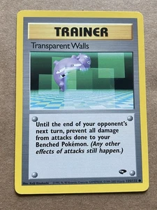 Transparent Walls 125/132 Gym Challenge Pokémon TCG (VLP) - Picture 1 of 6