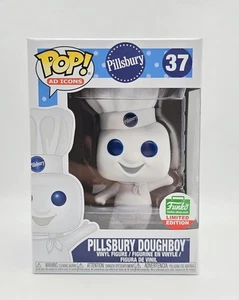 Funko POP! Ad Icons Pillsbury Doughboy Funko Shop Excl. 37 w/ .50mm Protector - Picture 1 of 3