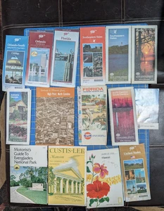 Konvolut 15 alte Straßen Reisekarten Süd USA Florida Hawaii FL HI - Bild 1 von 7