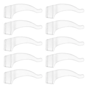 20 Paar Transparente Silikon Brillen Ohrpolster Rutschfest für Brillenbügel - Bild 1 von 12