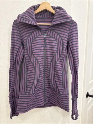 Chaqueta con Capucha de Buceo Lululemon Stride Púrpura y Rosa Mujer Talla 6 Foto 1 de 4