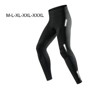 Mens Cycling Pants MTB Sports Reflective Winter Fleece Thermal Long Trousers - Picture 1 of 4