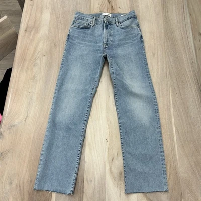 FRAME JEANS Light Blue Denim LE HIGH STRAIGHT Women 28 - Image 1 of 4