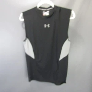 Camiseta deportiva Under Armour HeatGear de compresión sin mangas negra grande - Imagen 1 de 6