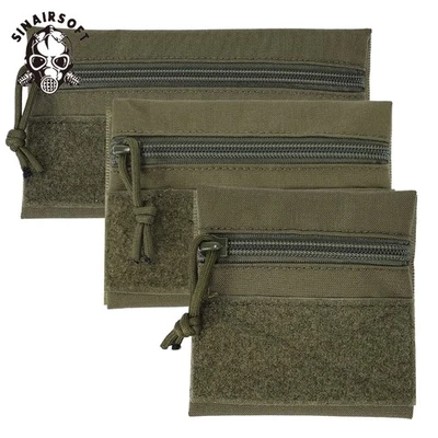 WARGAMEGEAR Tactical Front Candy Pouch Zipper Pack Hook Back for Chest Rig Vest MK3