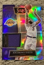2021-22 Panini Select Prizm Anthony Davis Game Worn Jersey Patch #SS-ADV Lakers
