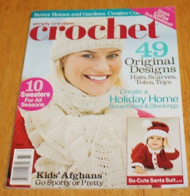 Better Homes ~ SIMPLY CREATIVE CROCHET MAGAZINE 2006 Back Issue - 49 Projects - Image 1 of 4