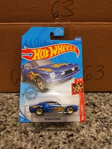 2017 Hot Wheels 169/250 '68 Shelby GT500 5/10 HW Flames Blue #GHD60-D9C0K - Picture 1 of 7