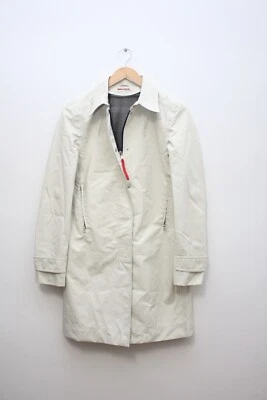 Prada Gore-Tex Cream Beige Trench Coat Women's 42 - Image 1 of 4