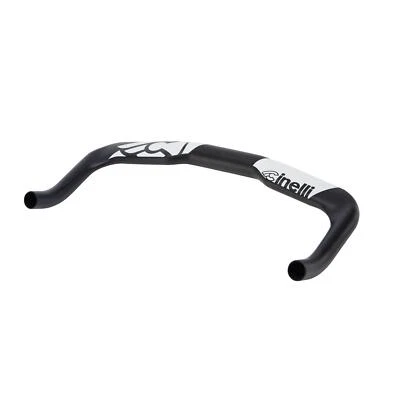 CINELLI BULLHORN Handlebar Urban Fixie Fix Bike Racing 40cm - Black/White - Image 1 of 4