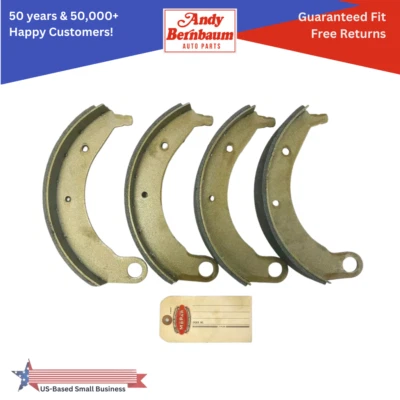 For 1935-1937 Dodge Rear & Front Wheel Brake Shoes Set 10" x 2" - Image 1 of 4