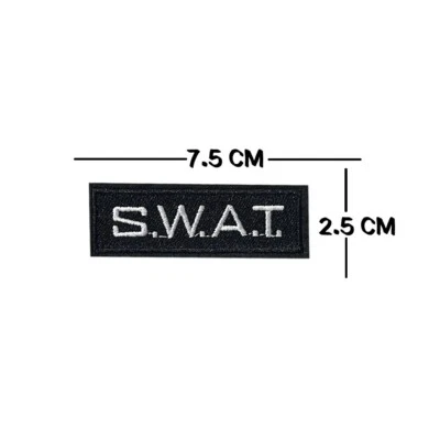 SWAT Embroidery Patch Iron on or Sew on Embroidered Transfer SAS Special Forces - Image 1 of 2