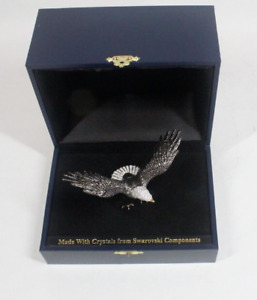 Oliver Weber Jeweled Swarovski Crystal American Eagle  Figurine NIB