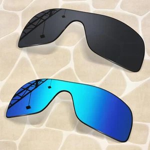 2 paia di lenti di ricambio POLARIZZATE per occhiali da sole Oakley Batwolf OO9101 - Foto 1 di 15