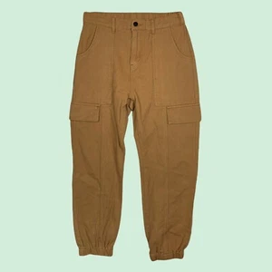 Pantalones de carga Shein L para mujer de lona holgados relax tirón elásticos de altura - Imagen 1 de 12