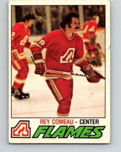 (HCW) 1977-78 O-Pee-Chee #346 Rey Comeau  Atlanta Flames V15447