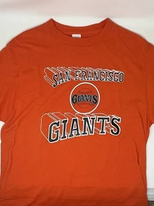 Camicia arancione vintage anni 80 San Francisco Giants MLB punto singolo (XL) adatta a M - Foto 1 di 7