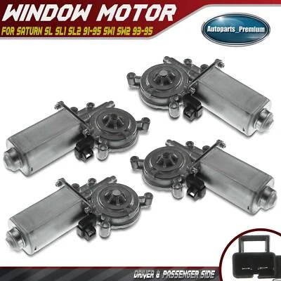 4x Window Lift Motor for Saturn SL SL1 SL2 91-95 SW1 SW2 93-95 Front Rear LH&RH - Image 1 of 4