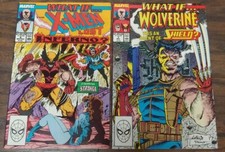 What if? Lot of 2 Issues #6 X-men Inferno & #7 Wolverine Agent of Shield? 1989